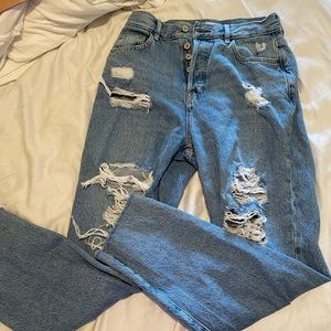 Pacsun ripped mom jeans